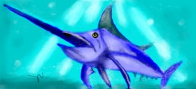 Gri の メカジキ の絵