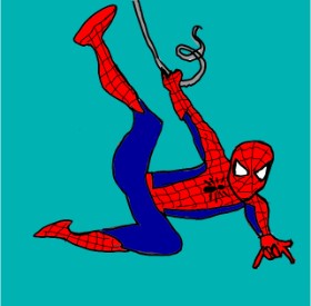 MaRi の スパイダーマン の絵