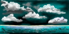 Eclat de Lune の 雲 の絵