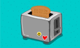 Sim の トースター の絵
