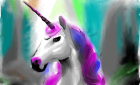 Рисунок на тему «Единорог» — автор: Herbert