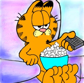 Drawing of Garfield by Lou