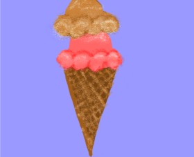 Cherri の アイスクリーム の絵