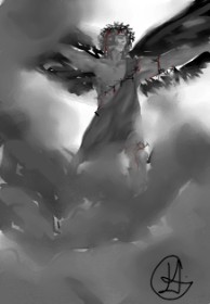 Drawing of Angel by Olive