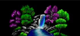 Рисунок на тему «Водопад» — автор: Annie