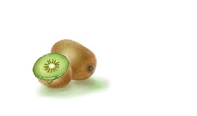 Drawing of Kiwi fruit by Sofie