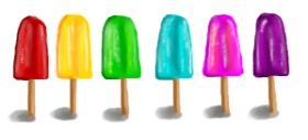 Drawing of Popsicle by Debidolittle