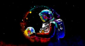 Рисунок на тему «Космонавт» — автор: Eclat de Lune
