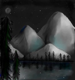 Рисунок на тему «Гора» — автор: Jade
