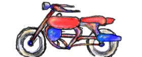 hahah の バイク の絵