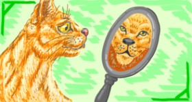 Drawing of Mirror by LinBlin