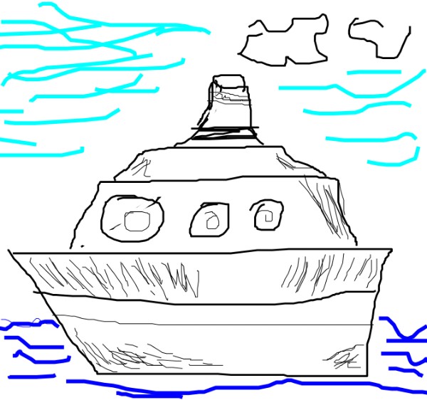 Рисунок на тему «Лодка» — автор: tt