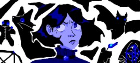 Ночной Витя の 魔女 の絵