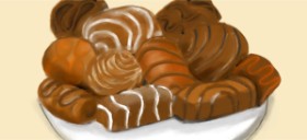 justme❤️ の チョコレート の絵