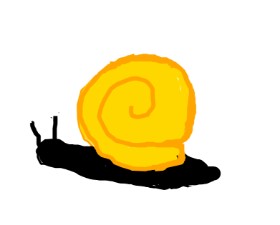 Drawing of Snail by Greed