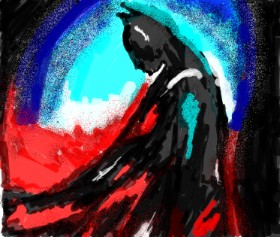 Рисунок на тему «Бэтмен» — автор: Mercy