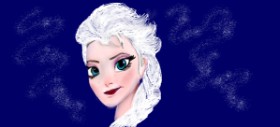 Çhåching の エルサ（ディズニー） の絵