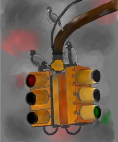 GreyhoundMama の 信号機 の絵