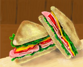 Bri の サンドイッチ の絵
