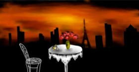 Eclat de Lune の テーブル の絵