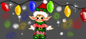 justme❤️ の クリスマスエルフ の絵