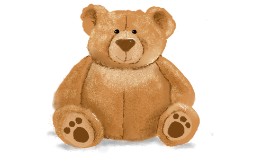 Tim の テディベア の絵