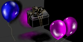 Drawing of Present by Eclat de Lune