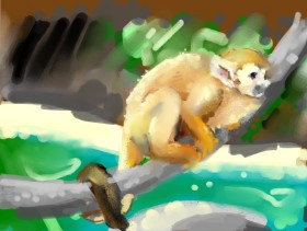 Mercy の 猿 の絵