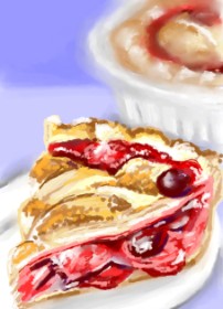 Drawing of Pie by ⋆su⋆vinci彡