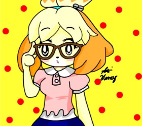 Holy Kirbo の 眼鏡 の絵