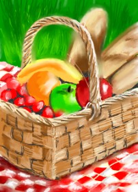 Drawing of Picnic by ⋆su⋆vinci彡