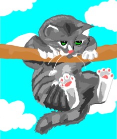 Рисунок на тему «Котенок» — автор: Cervo♡