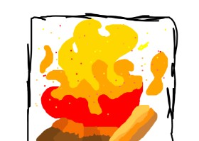 WolfieYT の 暖炉 の絵