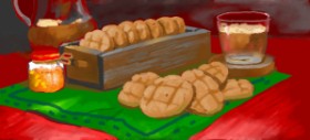 Рисунок на тему «Печенье» — автор: Женя