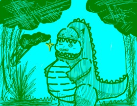 JAKE の ティラノサウルス・レックス の絵