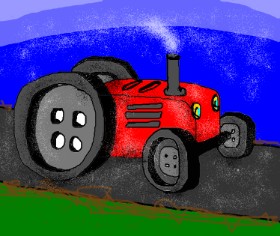 Janny Boy の トラクター の絵