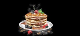 Drawing of Pancakes by Çhåching