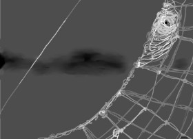 Drawing of Spider web by Rosstheartist